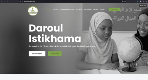Lancement Officiel du Site Web de la Fondation Daroul Istikhama